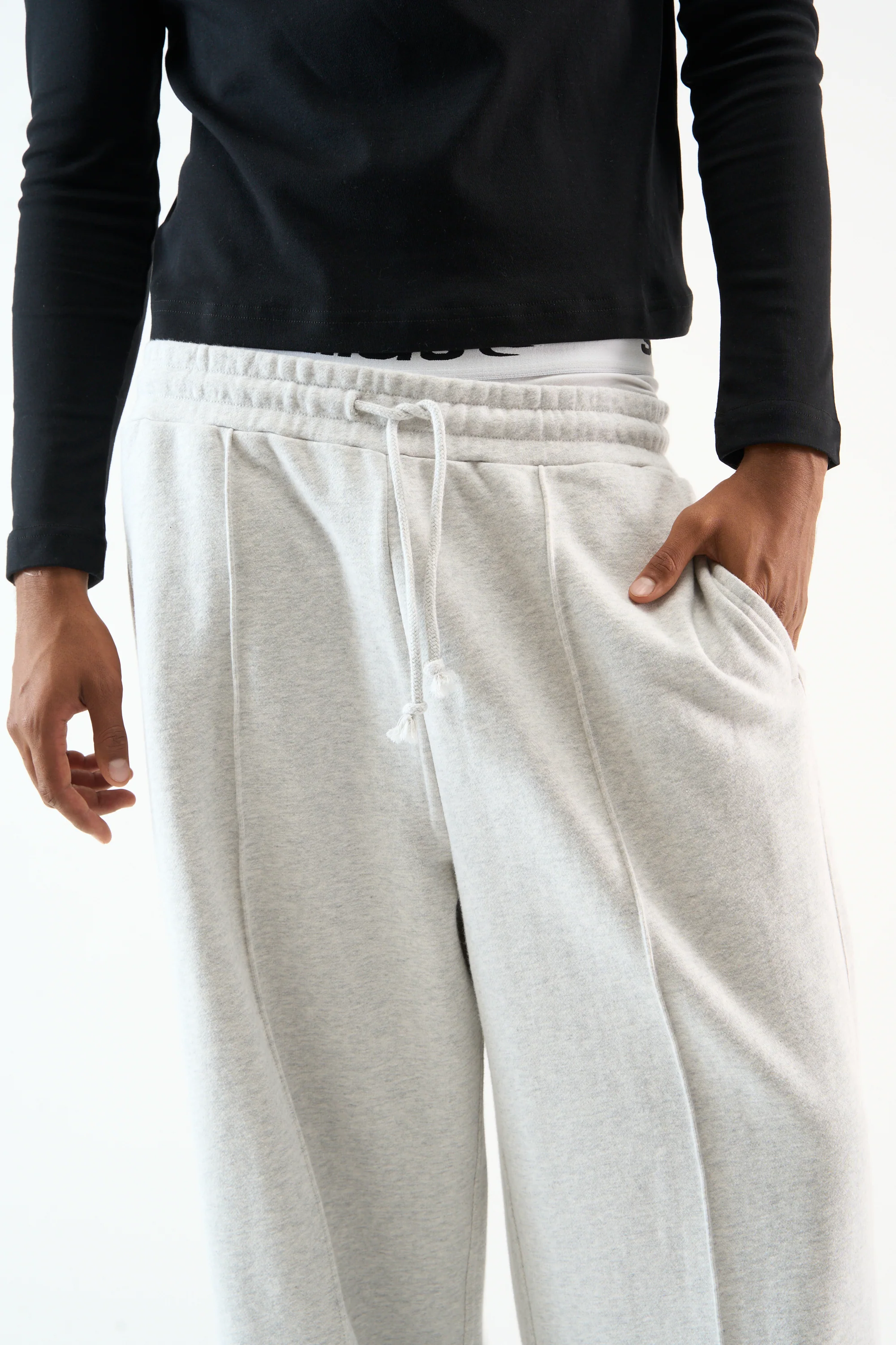 Weekender Grey Melange Pants - Image 8