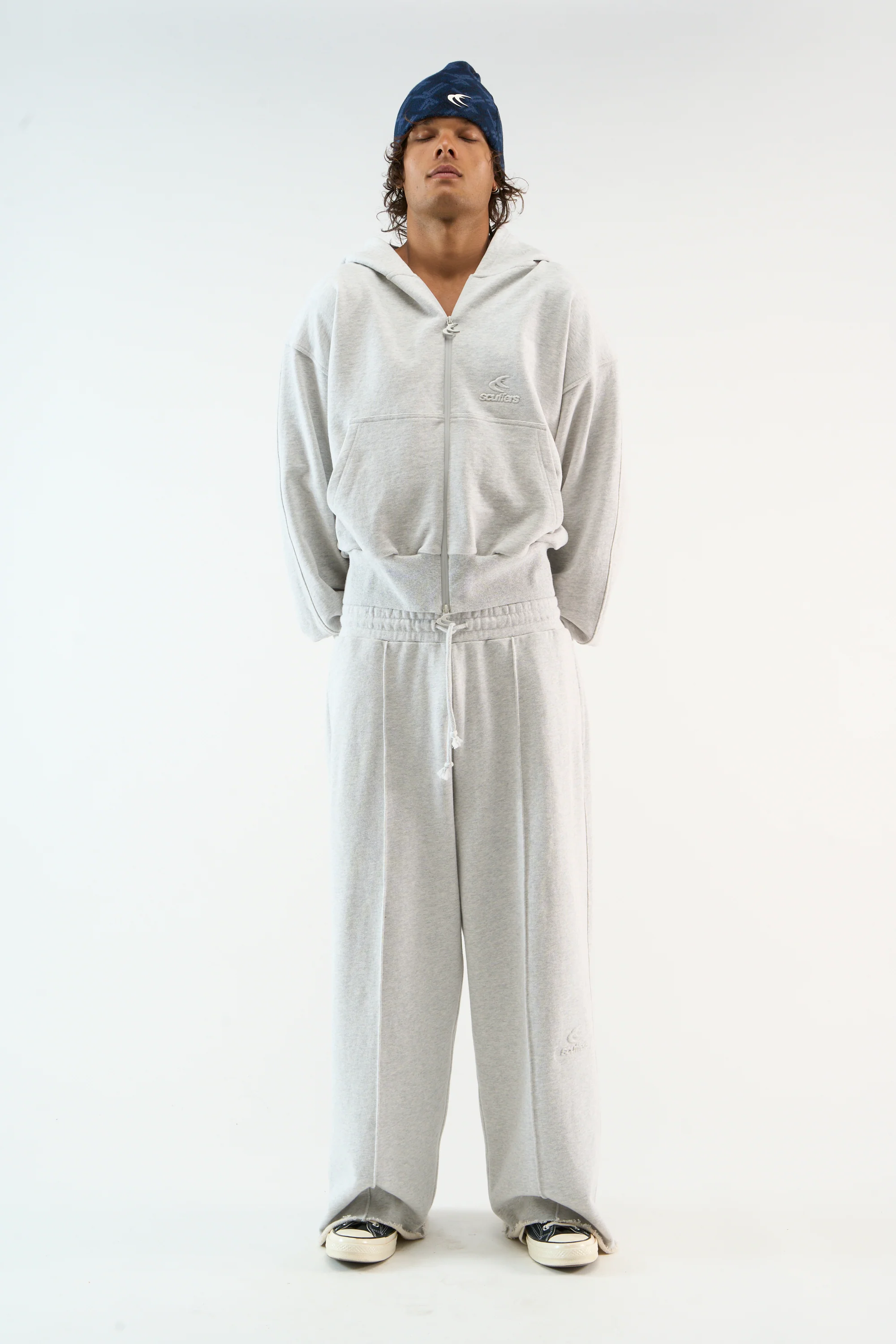 Weekender Grey Melange Zipper - Image 2