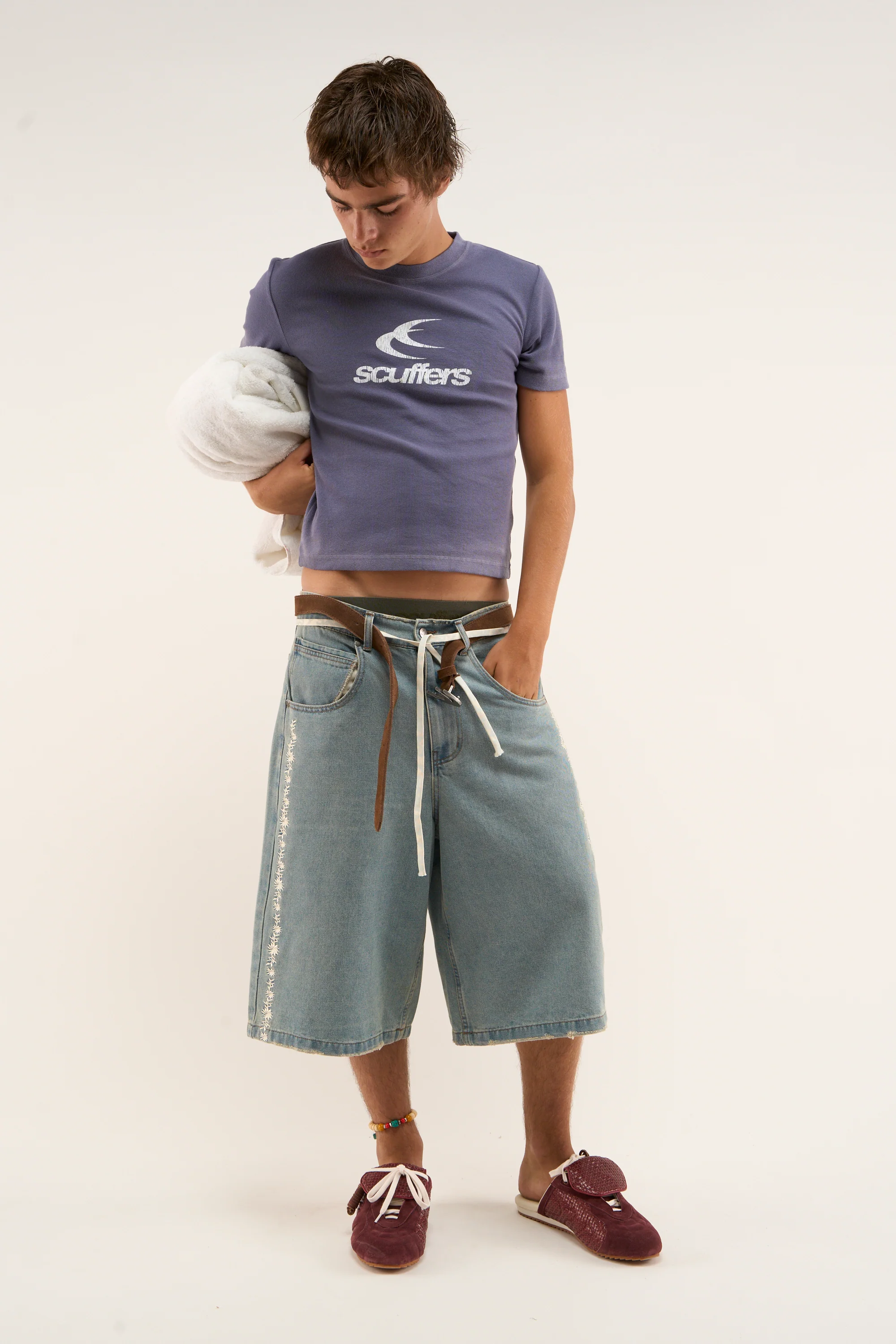 Woodstock Blue Shorts - Image 2