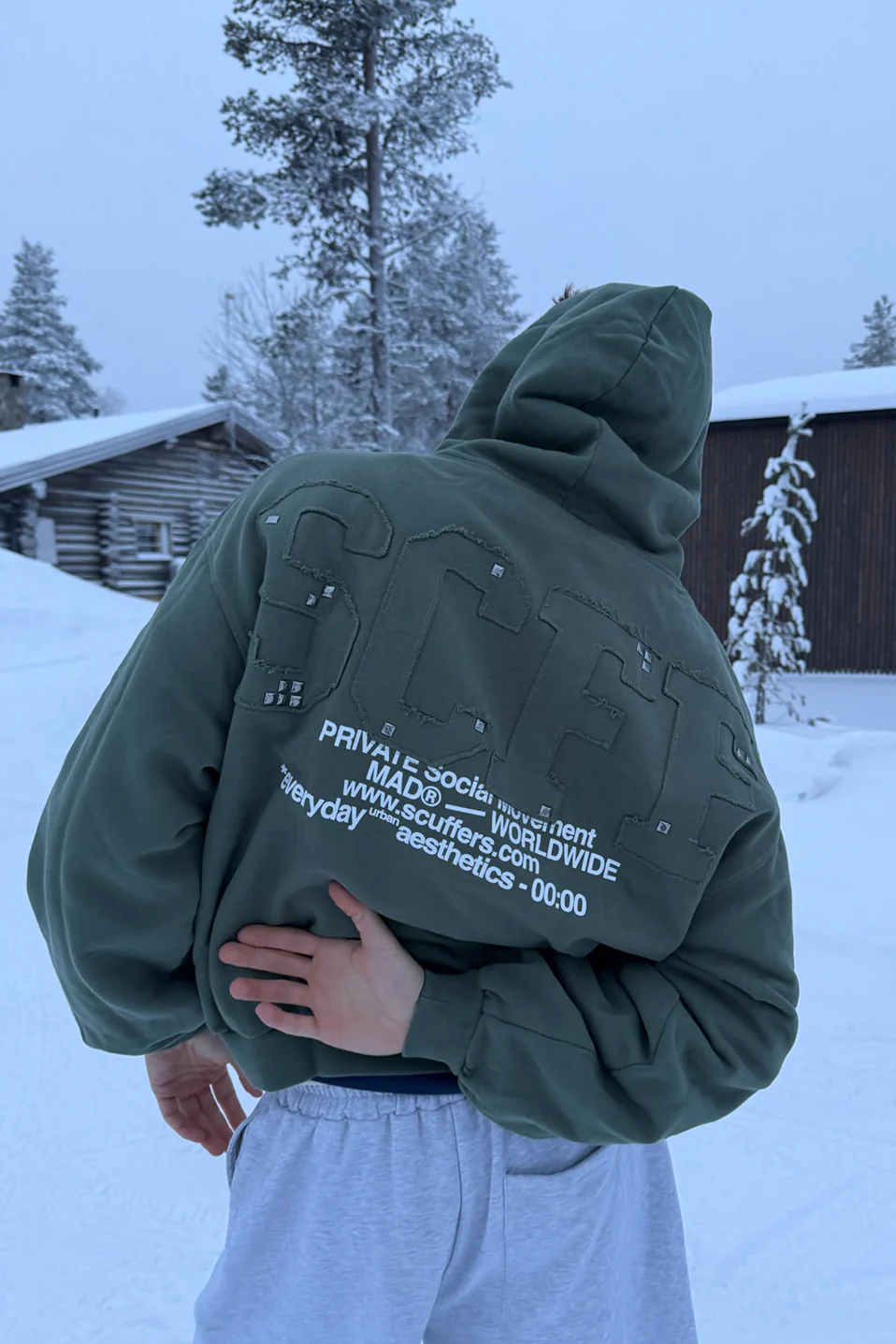 Worldwide Green Hoodie - Image 2