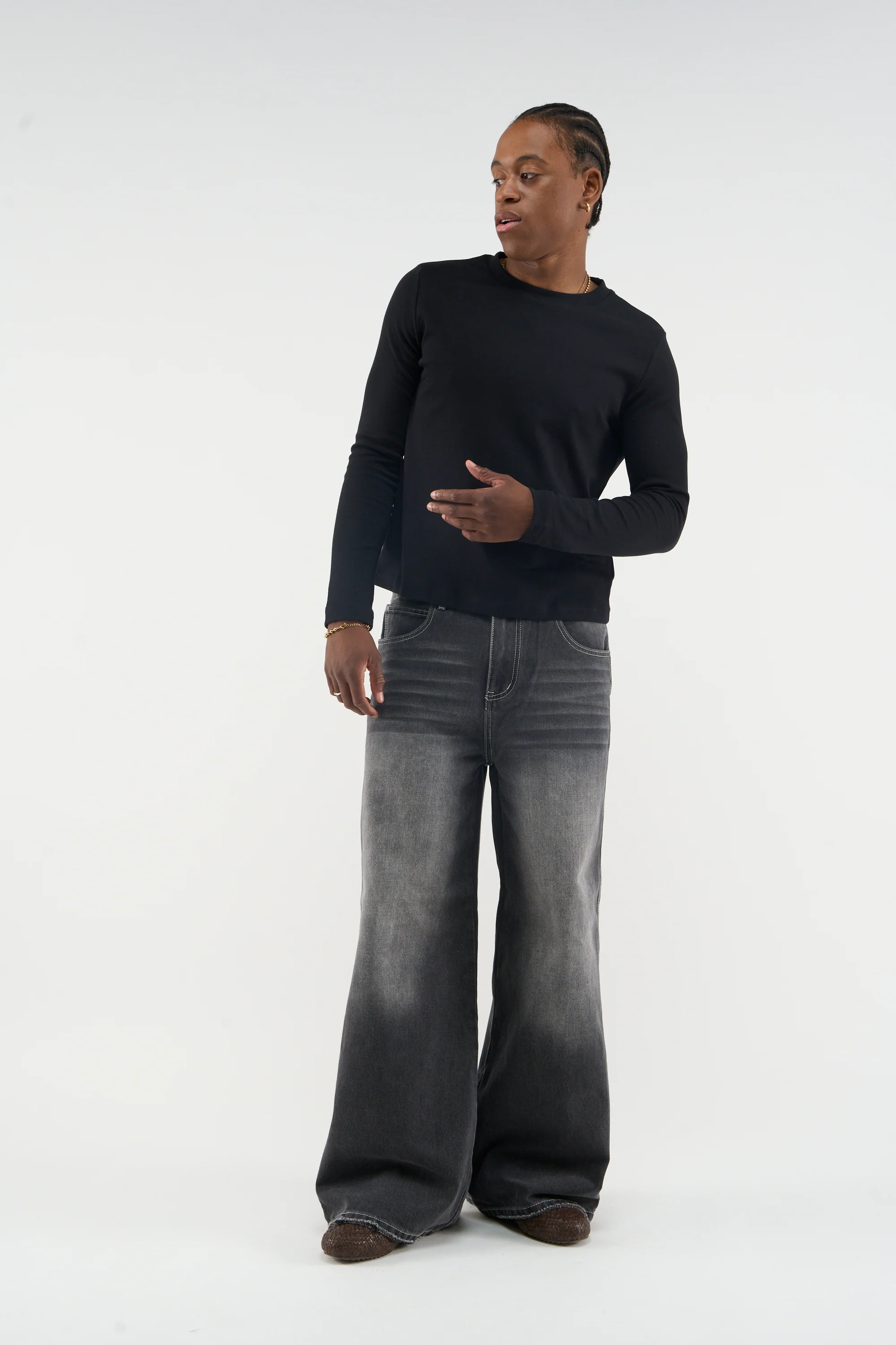 Zip Grey Pants - Image 2